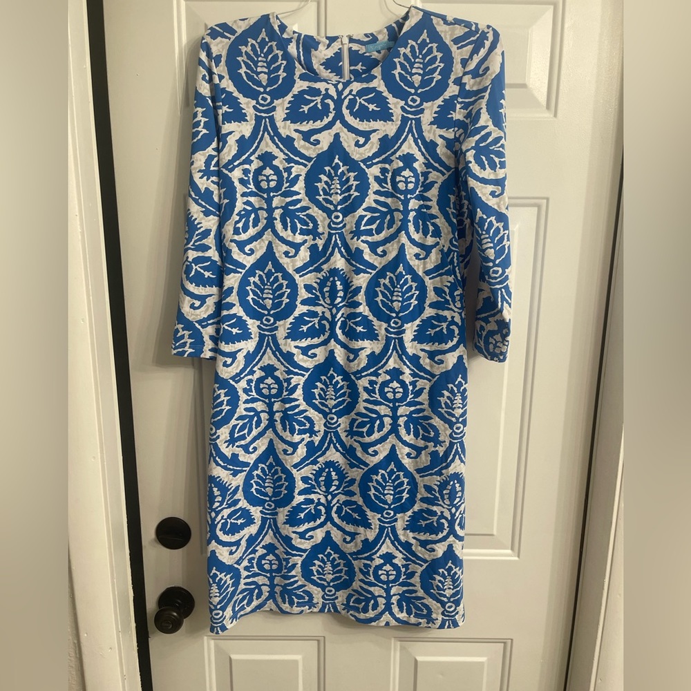 Women’s J McLaughlin Blue and Tan Dress size M